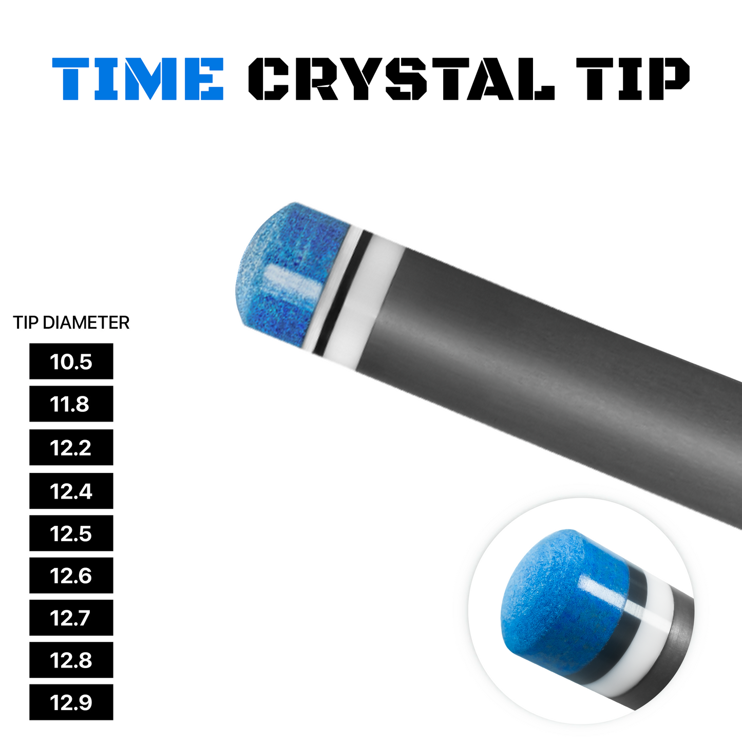 Rhino - 30" / Q-loc Carbon Pool Cue Single Shaft