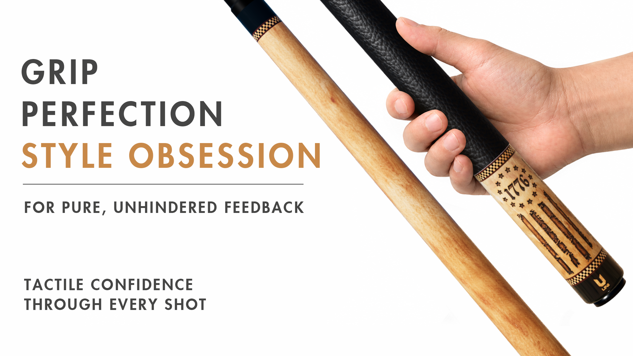 Uni - We the People Declaration Carbon Fiber Pool Cue | 4th of July - Detail 2