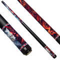 Uni Wolf Flame Carbon Fiber Pool Cue | Wolf Theme