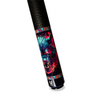 Uni Neon Wolf Carbon Fiber Pool Cue | Wolf Graphic