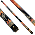 Uni Poseidon Gold Carpathian Elm Burl Carbon Fiber Pool Cue