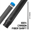 Gậy bi-a WoW Vân gỗ đen cam Sợi carbon | Độ xoáy lệch thấp