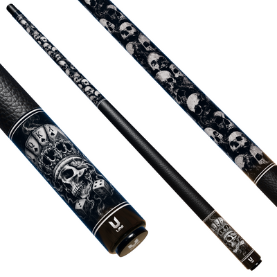 Uni Smoke Skull Carbon Fiber Pool Cue