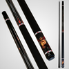 NOVERA Fire Crown Wing Custom Name Carbon Fiber Pool Cue