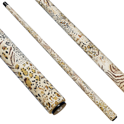Uni Leopard Print Carbon Fiber Pool Cue | Animal Print