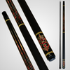 NOVERA Royal Monogram Custom Name Carbon Fiber Pool Cue | Monogram