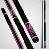 NOVERA Watercolor Neon Custom Name  Carbon Fiber Pool Cue | Pro