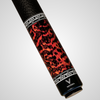 Novera Snake Wood Carbon Fiber Pool Cue | Red Snake Texture
