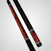 Novera Snake Wood Carbon Fiber Pool Cue | Red Snake Texture