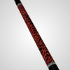 Novera Snake Wood Carbon Fiber Pool Cue | Red Snake Texture