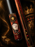 Novera Royal Spin Carbon Fiber Pool Cue | Luxury Poker Theme