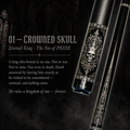 Novera Crowned Skull King Gothic Carbon Fiber Pool Cue | Dark Gothic