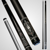 Novera Crowned Skull King Gothic Carbon Fiber Pool Cue | Dark Gothic
