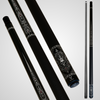 Novera Crowned Skull King Gothic Carbon Fiber Pool Cue | Dark Gothic