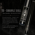 Novera Gothic Gargoyle Skull Carbon Fiber Pool Cue | Demon Skull