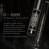 Novera Gothic Reaper Carbon Fiber Pool Cue | Grim Skull