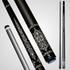 Novera Gothic Reaper Carbon Fiber Pool Cue | Grim Skull