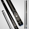 Novera Inferno Skull Tribal Fire Carbon Fiber Pool Cue | Skull Flame