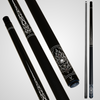 Novera Inferno Skull Tribal Fire Carbon Fiber Pool Cue | Skull Flame
