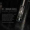 Novera Dragon Skull Wings Gothic Carbon Fiber Pool Cue