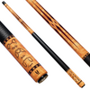 Uni Dog Woodcut Carbon Fiber Pool Cue | Pet Line Art