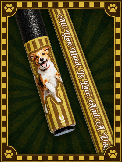 Uni Dog Love Carbon Fiber Pool Cue | Pet Tribute