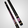 NOVERA Watercolor Neon Custom Name  Carbon Fiber Pool Cue | Pro