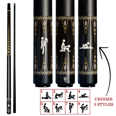Uni Naughty Novelty Pool Cue | Funny Adult Billiard Cue