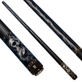 Uni Skull Smoke Casino Carbon Fiber Pool Cue | Dark Legend