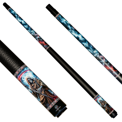 Wowcue Grim Reaper Glass Fiber Pool Cue | Dark Fantasy Death Theme