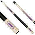 Wowcue Purple Filigree Glass Fiber Pool Cue | Intricate Design Mastery
