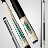 Novera Wow Filigree Carbon Fiber Pool Cue | Turquoise Elegance