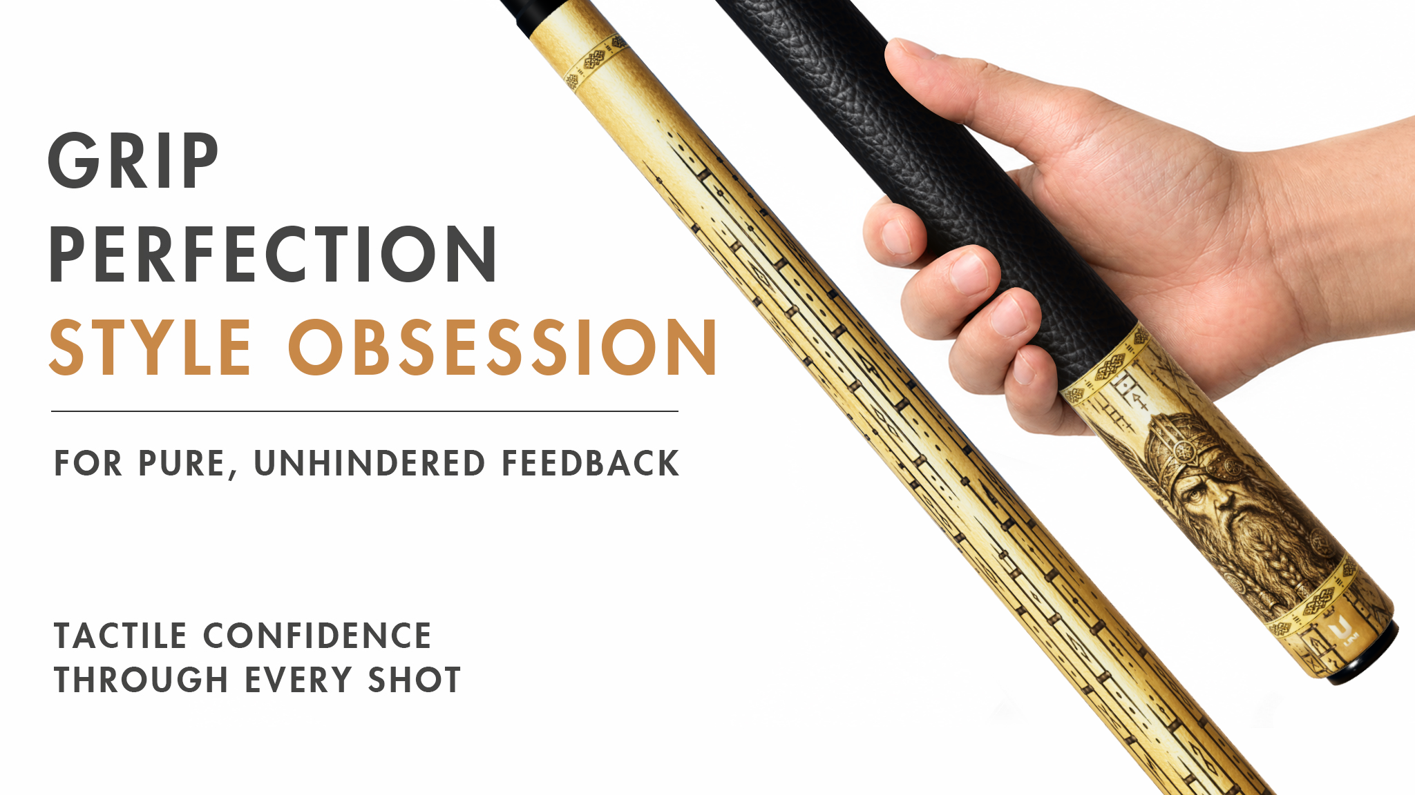Uni Odin Carbon Fiber Pool Cue | Nordic Mythology Warrior's Pride - Detail 2
