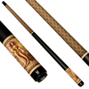 Uni Warrior  Medusa Carbon Fiber Pool Cue | Sunset Greek Mythology Gold