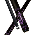 Wowcue King Cobra Violet Leaf Pool Cue | Purple Snake Design