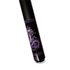 Wowcue King Cobra Violet Leaf Pool Cue | Purple Snake Design