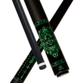 Wowcue Emerald Green Panther Glass Fiber Pool Cue | Jungle Panther Design