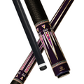Wowcue Tribal Pool Cue | Purple & Gold Ethnic Pattern