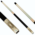 Uni Boho Horseshoe Carbon Fiber Pool Cue | Bohemian Mandala Western Design