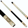 Uni Boho Owl Carbon Fiber Pool Cue | Boho Mandala Design