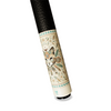 Uni Boho Cat Carbon Fiber Pool Cue | Bohemian Mandala Turquoise