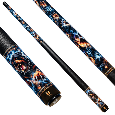 Uni Rottweiler Fury Carbon Fiber Pool Cue | Dog Breed