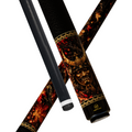Wowcue Oni Flame Leaves Glass Fiber Pool Cue | Japanese Demon