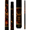 Wowcue Oni Flame Leaves Glass Fiber Pool Cue | Japanese Demon