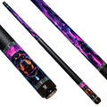 Uni Rottweiler Neon Carbon Fiber Pool Cue | Dog Theme