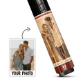 Uni Couple Memory Carbon Fiber Pool Cue | Custom Photo Personalized Gift