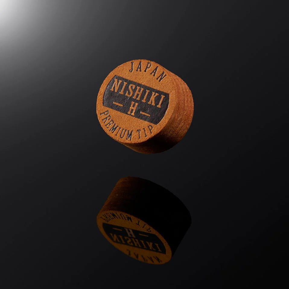 NISHIKI PREMIUM POOL CUE TIP - BROWN