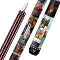 Uni NYC Tribute Carbon Fiber Pool Cue | Urban Landmarks Collage