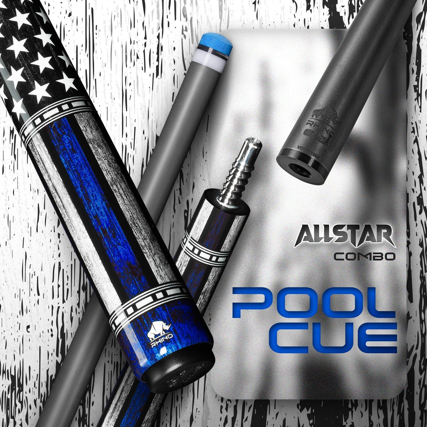Allstar COMBO: Pool Cue + Jump Cue + Break Cue