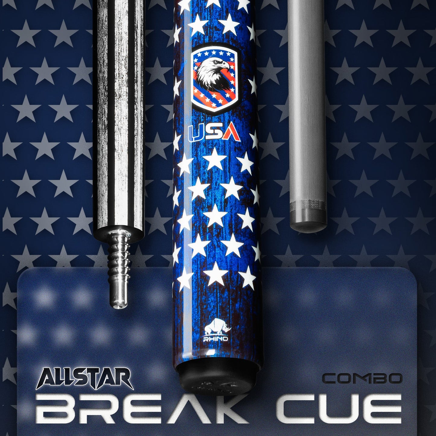 Allstar COMBO: Pool Cue + Jump Cue + Break Cue